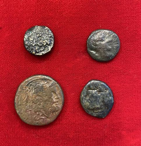 Lotto di quattro monete greche