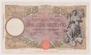 Banca d Italia - 500 Lire ... 